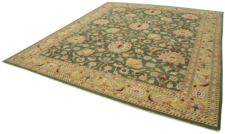 10x12 Yellow Oushak Rug - 35867