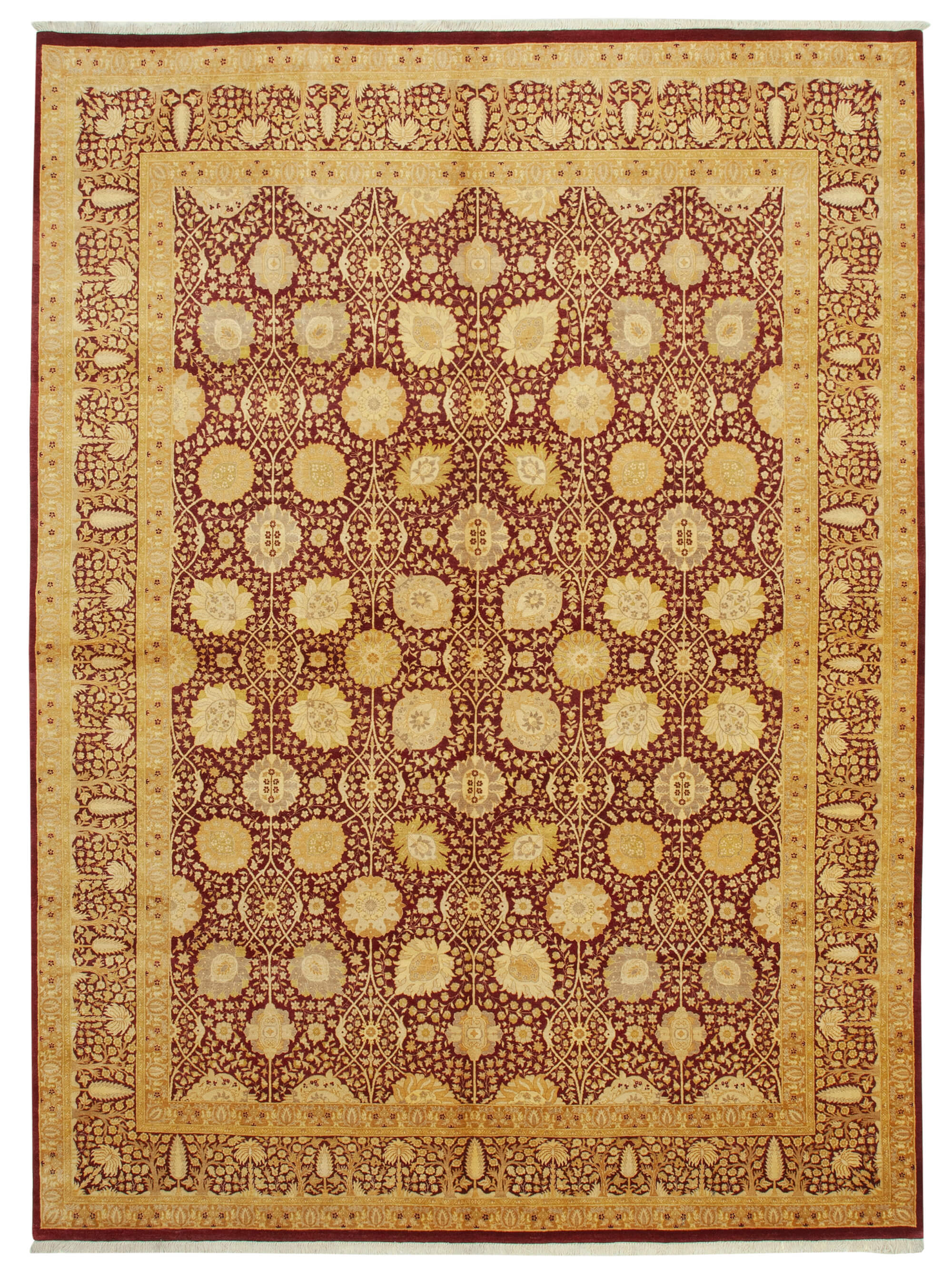 9x12 Yellow Oushak Rug - 35872
