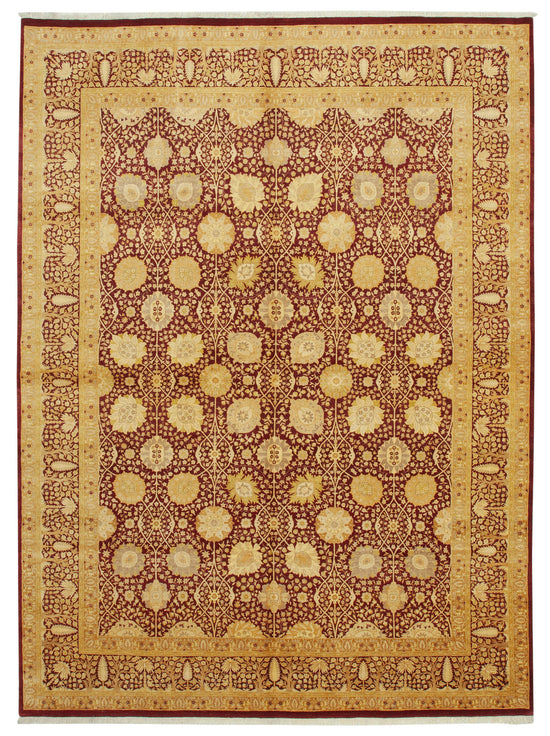 9x12 Yellow Oushak Rug - 35872