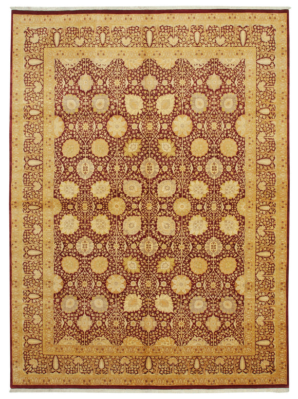9x12 Yellow Oushak Rug - 35872