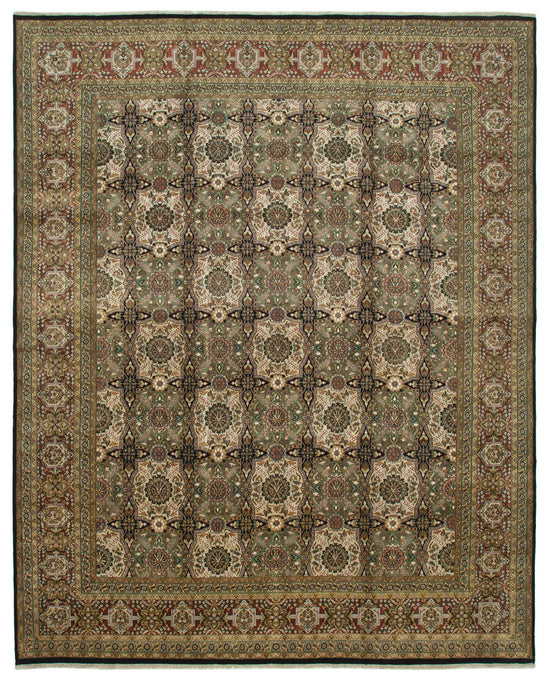 12x15 Green Oushak Rug - 35881