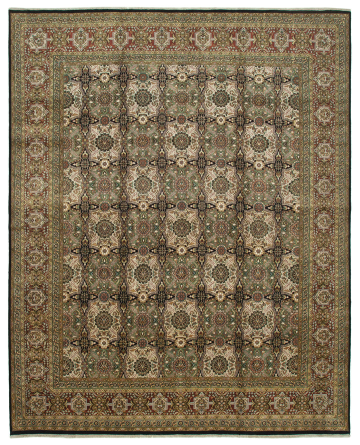 12x15 Green Oushak Rug - 35881