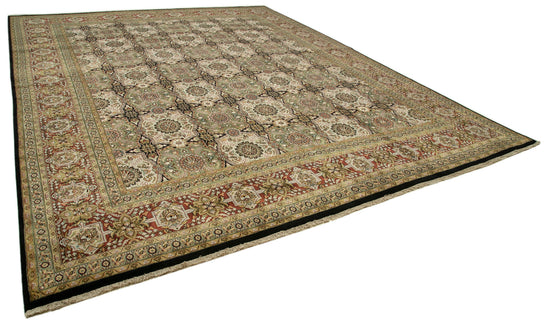 12x15 Green Oushak Rug - 35881