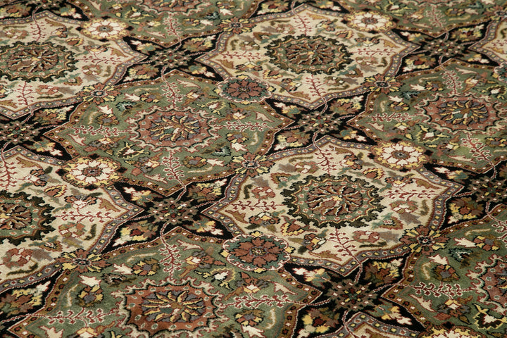 12x15 Green Oushak Rug - 35881