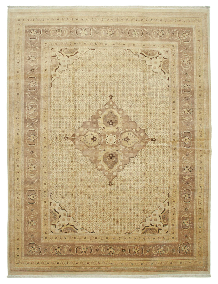 10x14 Beige Oushak Rug - 35884