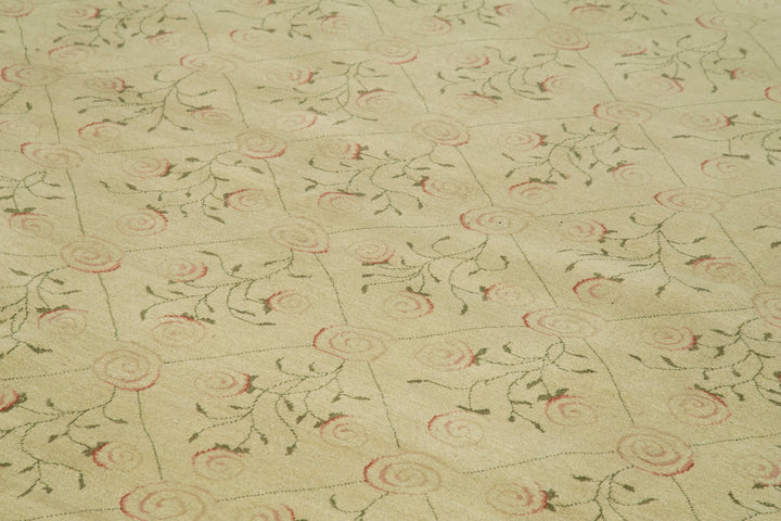 12x15 Beige Oushak Rug - 35888