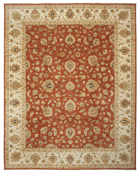 12x15 Beige Oushak Rug - 35889