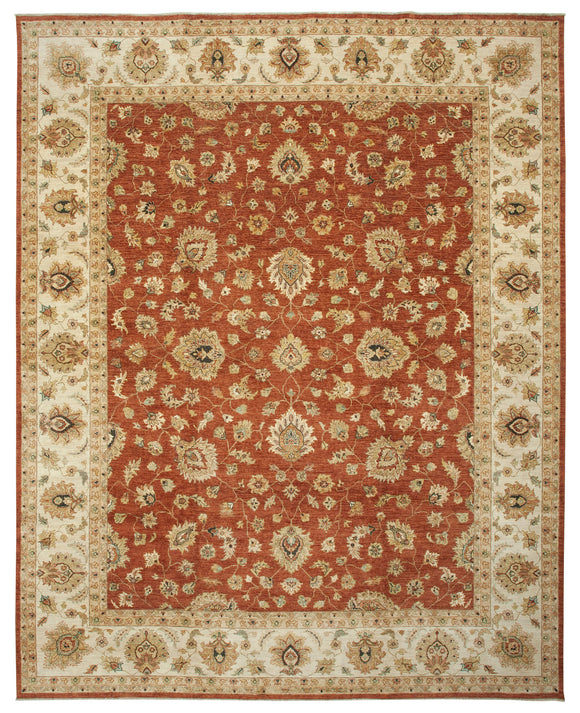12x15 Beige Oushak Rug - 35889