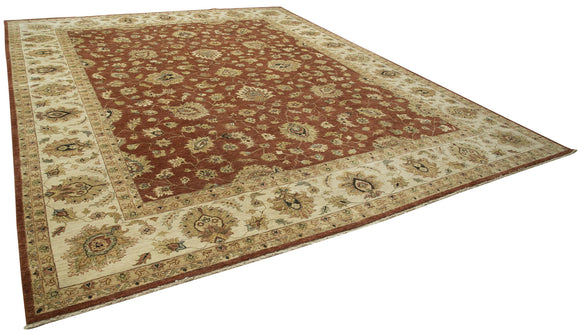 12x15 Beige Oushak Rug - 35889