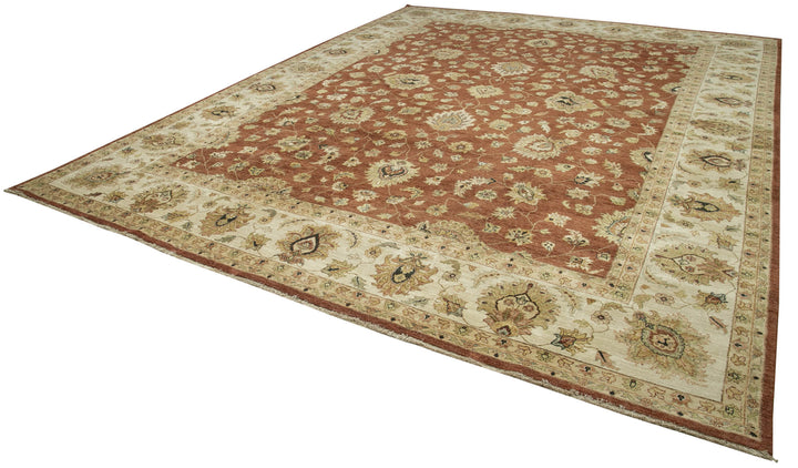 12x15 Beige Oushak Rug - 35889