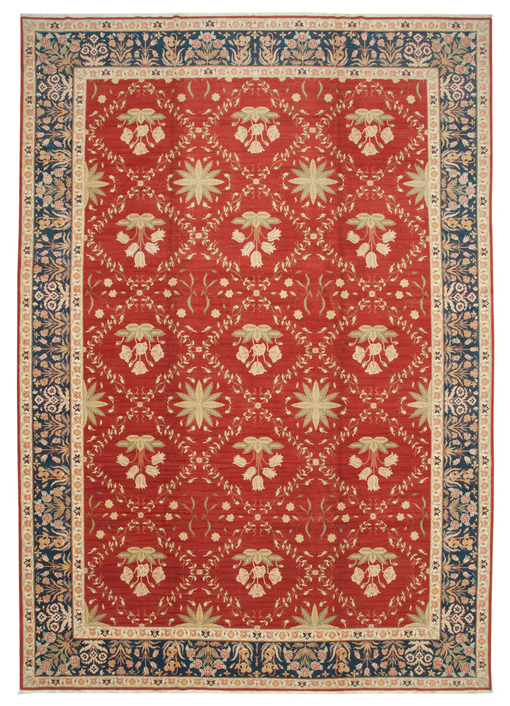 11x16 Beige Oushak Rug - 35899