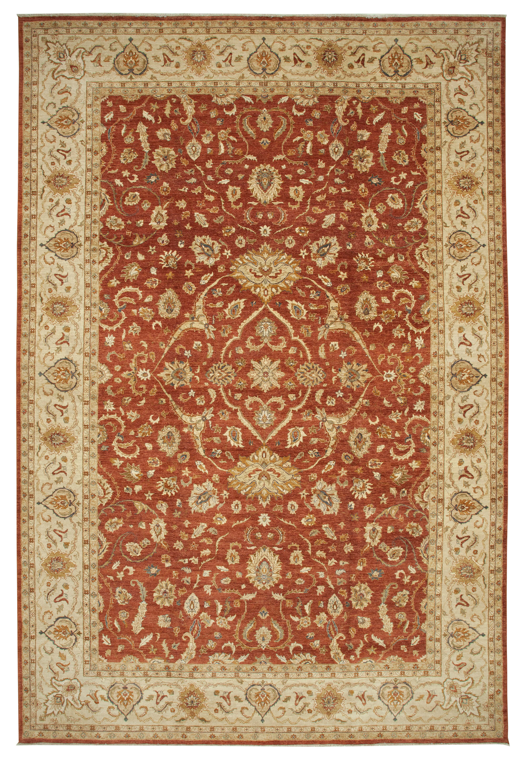 12x18 Hand-Knotted Oversized Oushak Rug - 35900