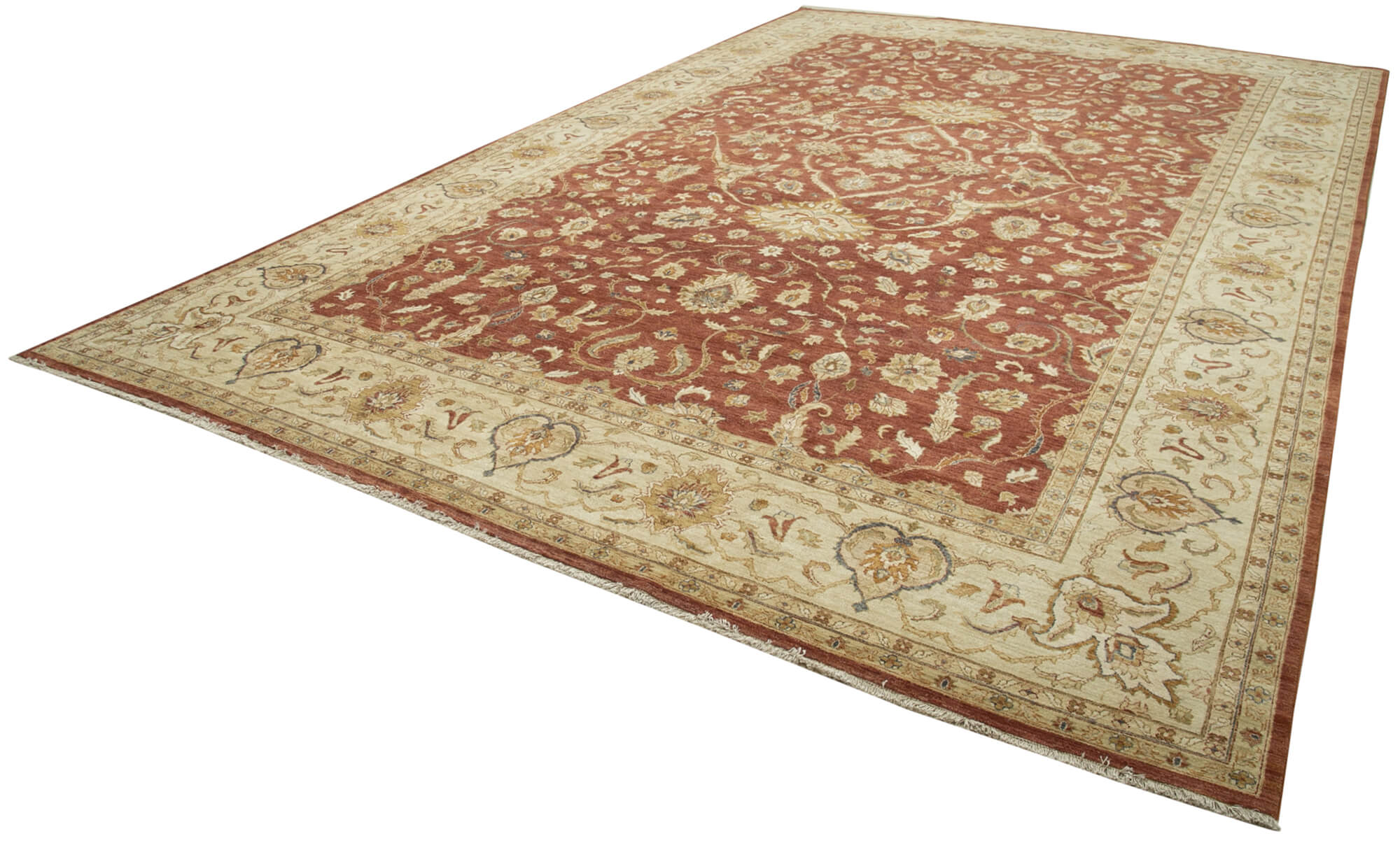 12x18 Hand-Knotted Oversized Oushak Rug - 35900