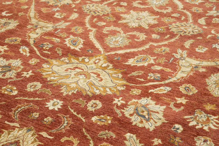 12x18 Hand-Knotted Oversized Oushak Rug - 35900