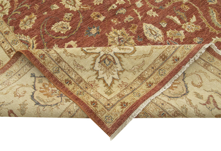 12x18 Hand-Knotted Oversized Oushak Rug - 35900