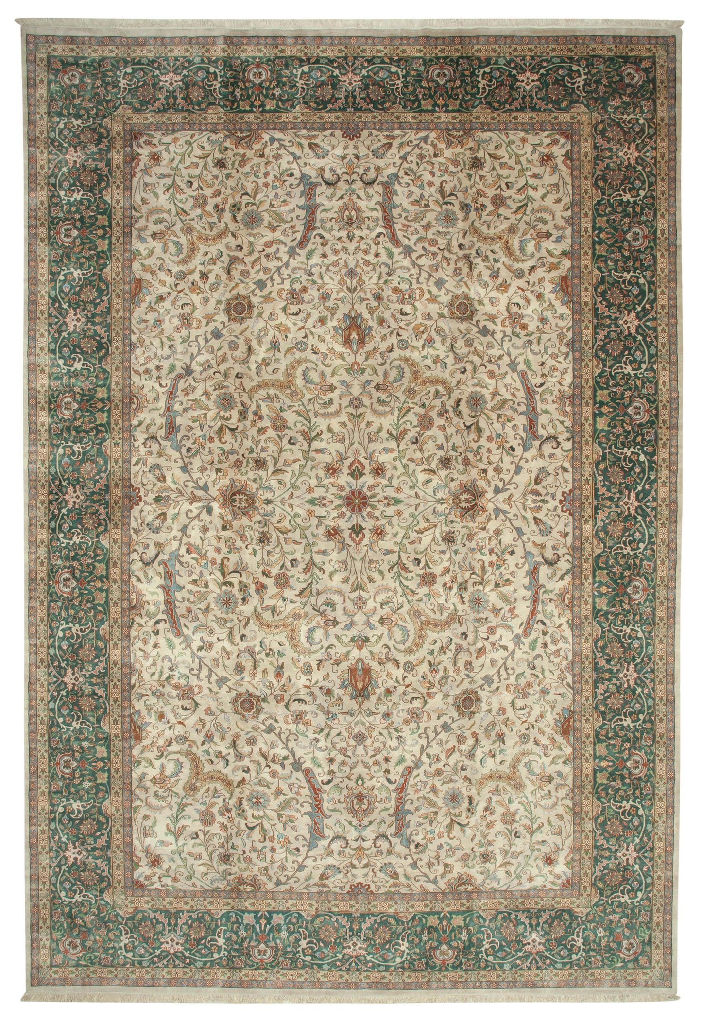 12x18 Beige Oushak Rug - 35901