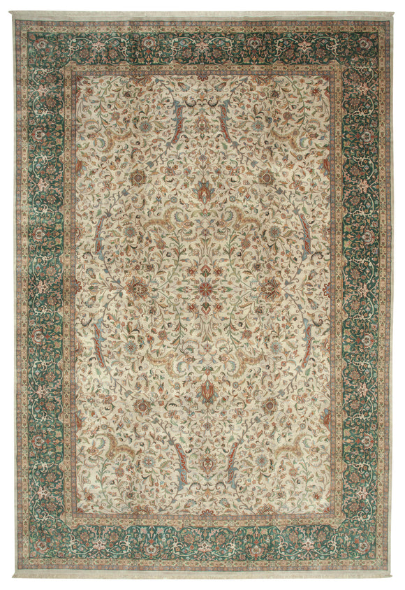 12x18 Beige Oushak Rug - 35901