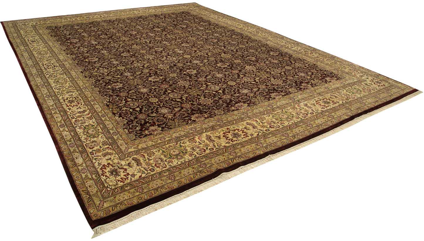 12x15 Hand-Knotted Oversized Oushak Rug - 35902