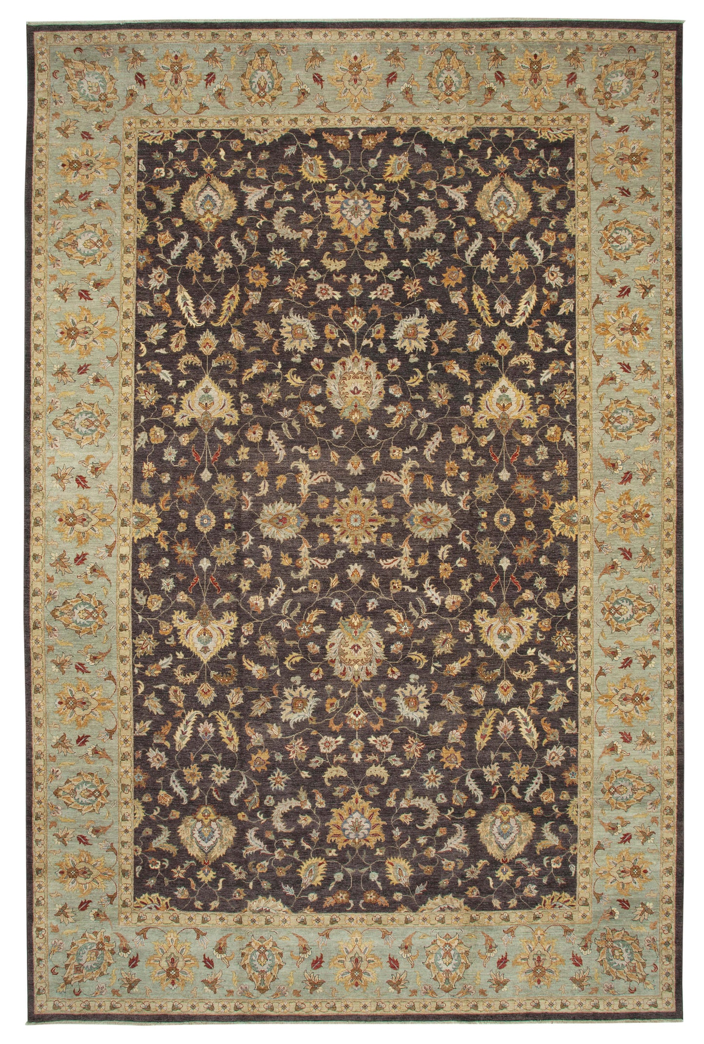 12x18 Handmade Oversized Oushak Rug - 35903