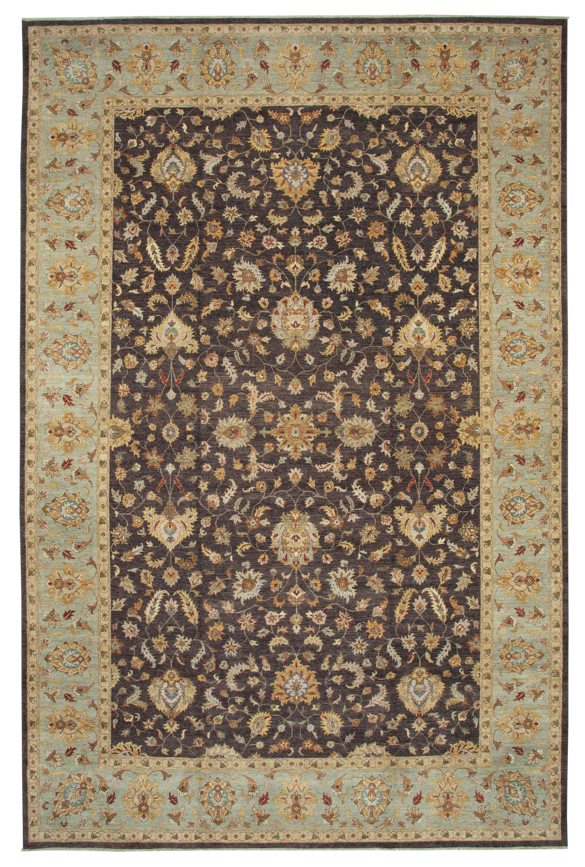 12x18 Handmade Oversized Oushak Rug - 35903