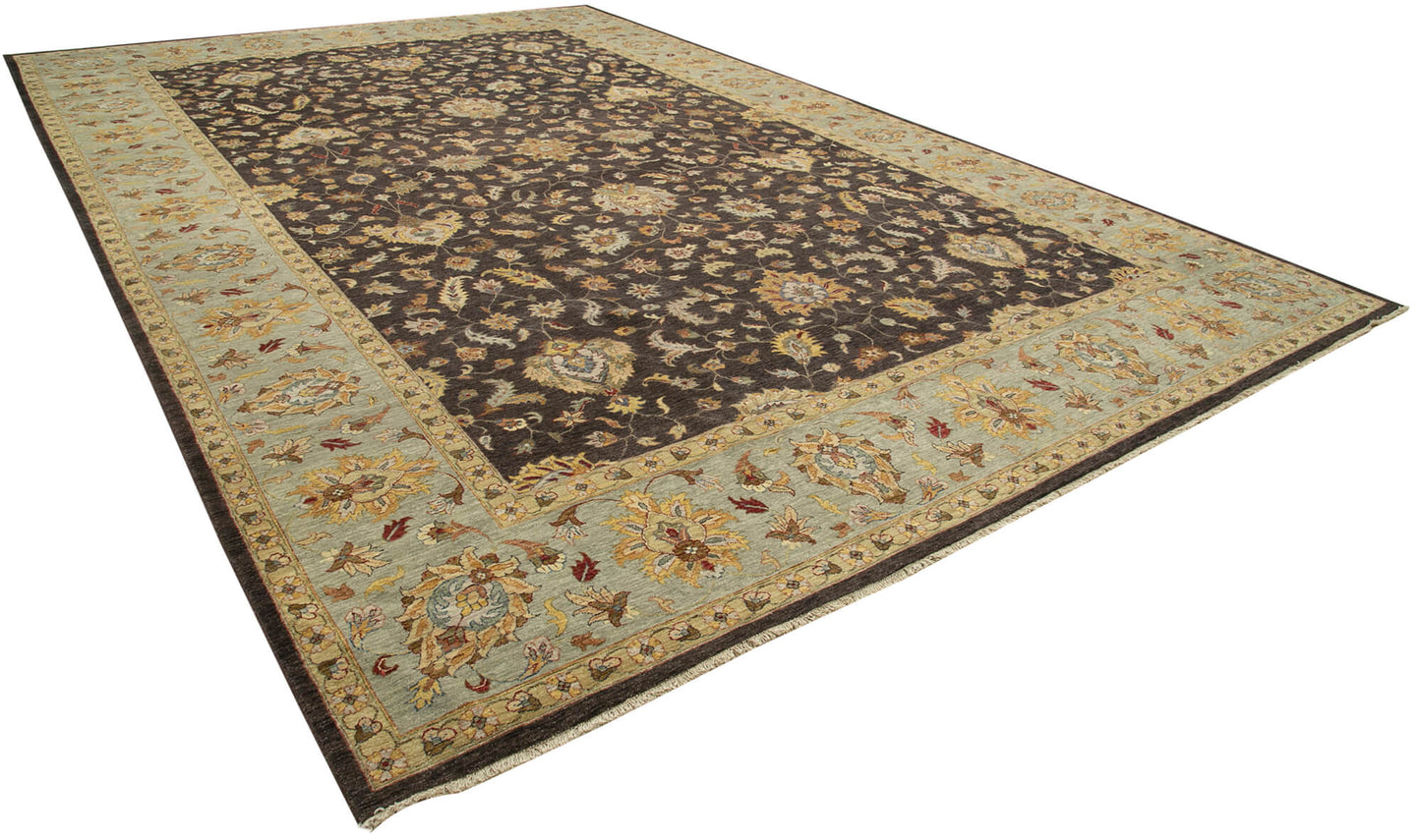 12x18 Handmade Oversized Oushak Rug - 35903