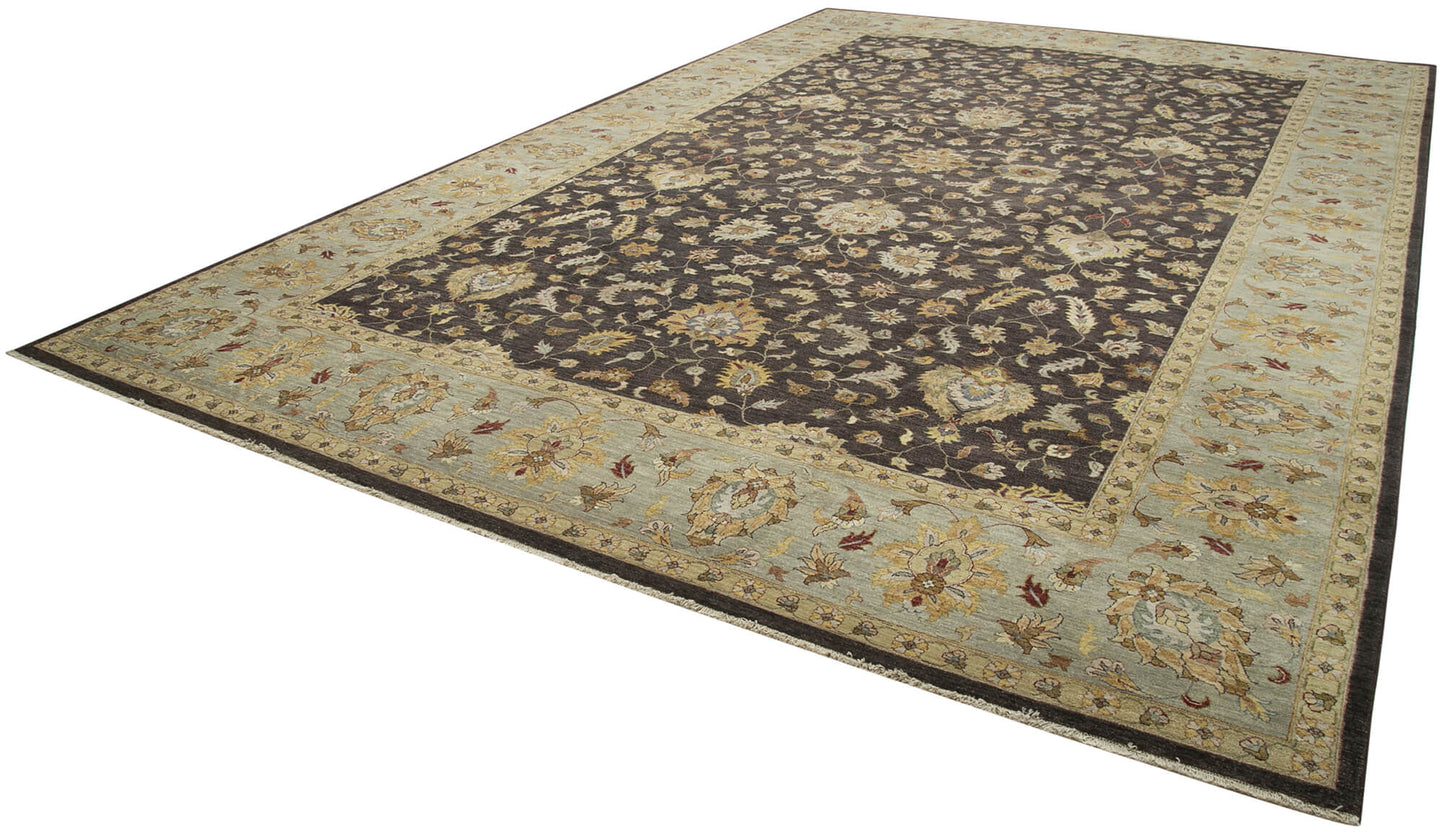 12x18 Handmade Oversized Oushak Rug - 35903