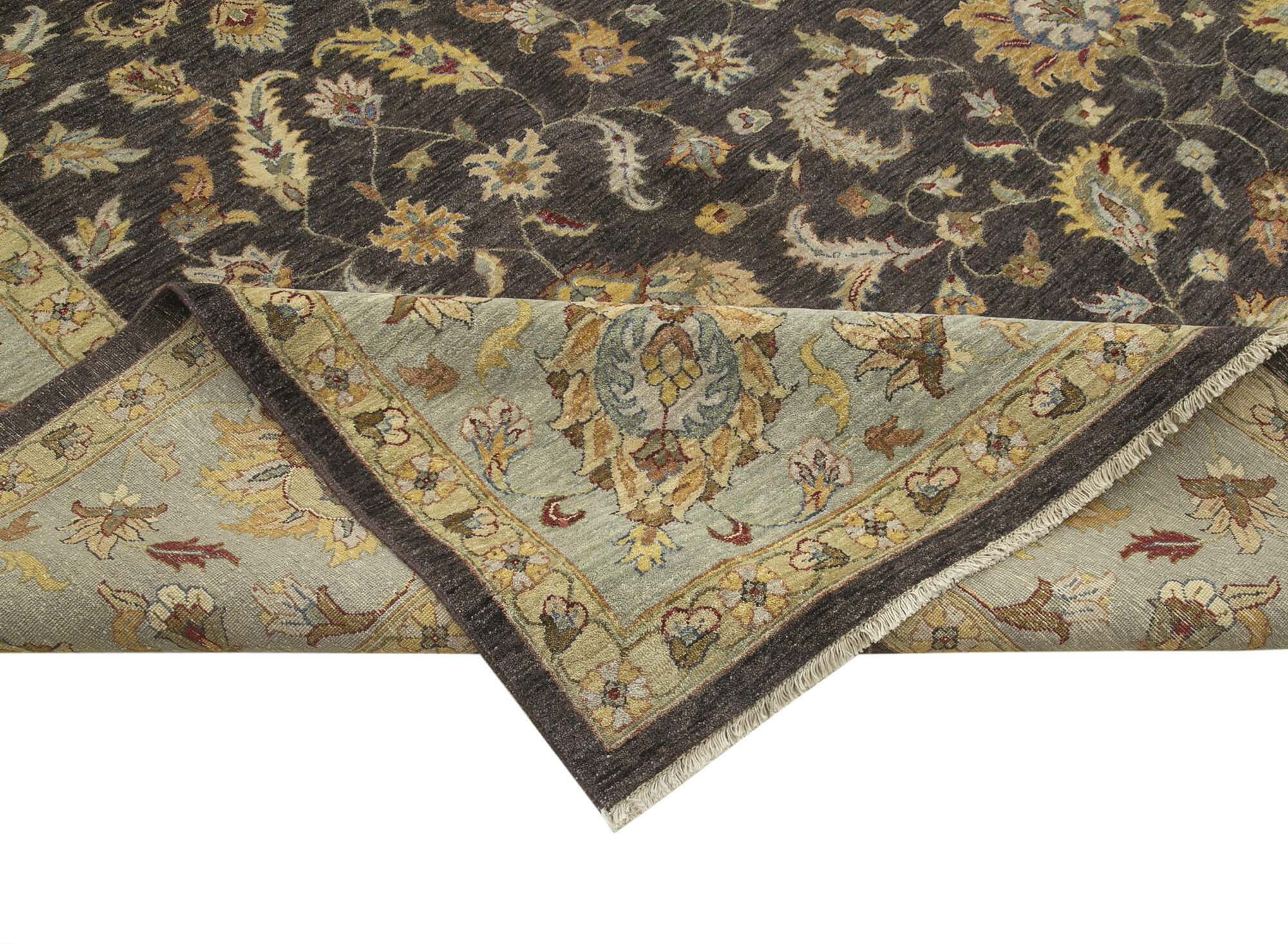 12x18 Handmade Oversized Oushak Rug - 35903