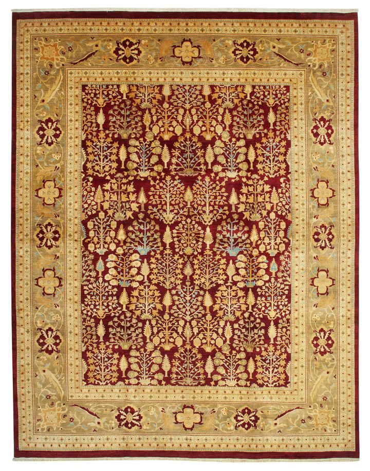 12x15 Beige Oushak Rug - 35905