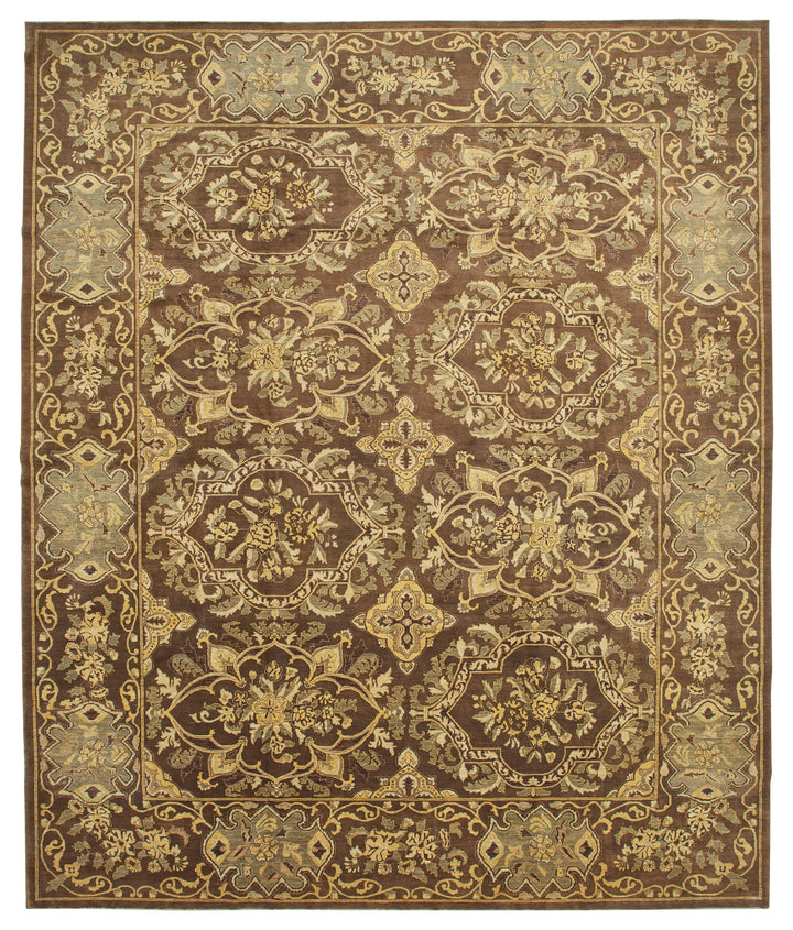 12x15 Brown Oushak Rug - 35911