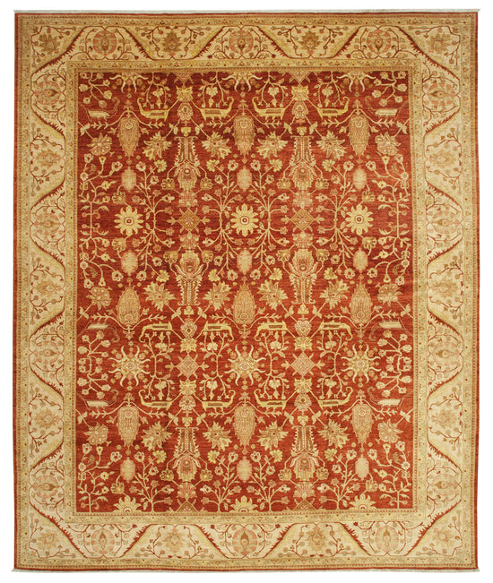 12x15 Red Oushak Rug - 35913