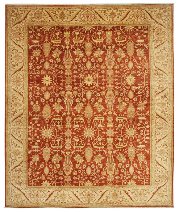 12x15 Red Oushak Rug - 35913
