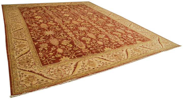 12x15 Red Oushak Rug - 35913