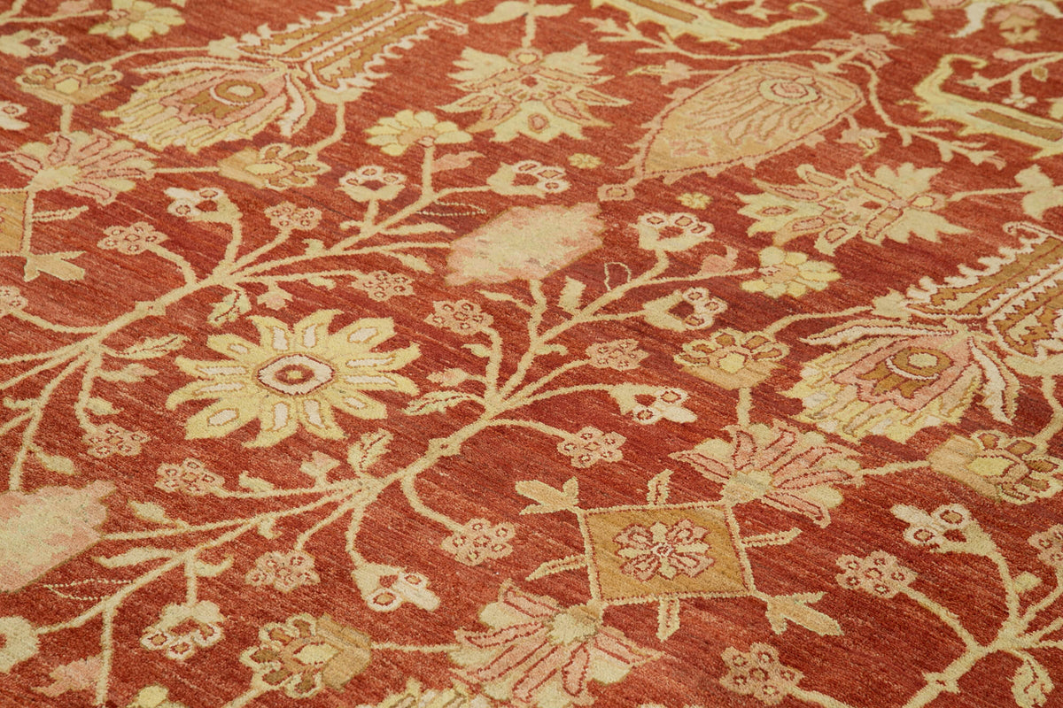 12x15 Red Oushak Rug - 35913