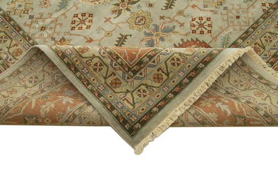 12x18 Green Oushak Rug - 35916