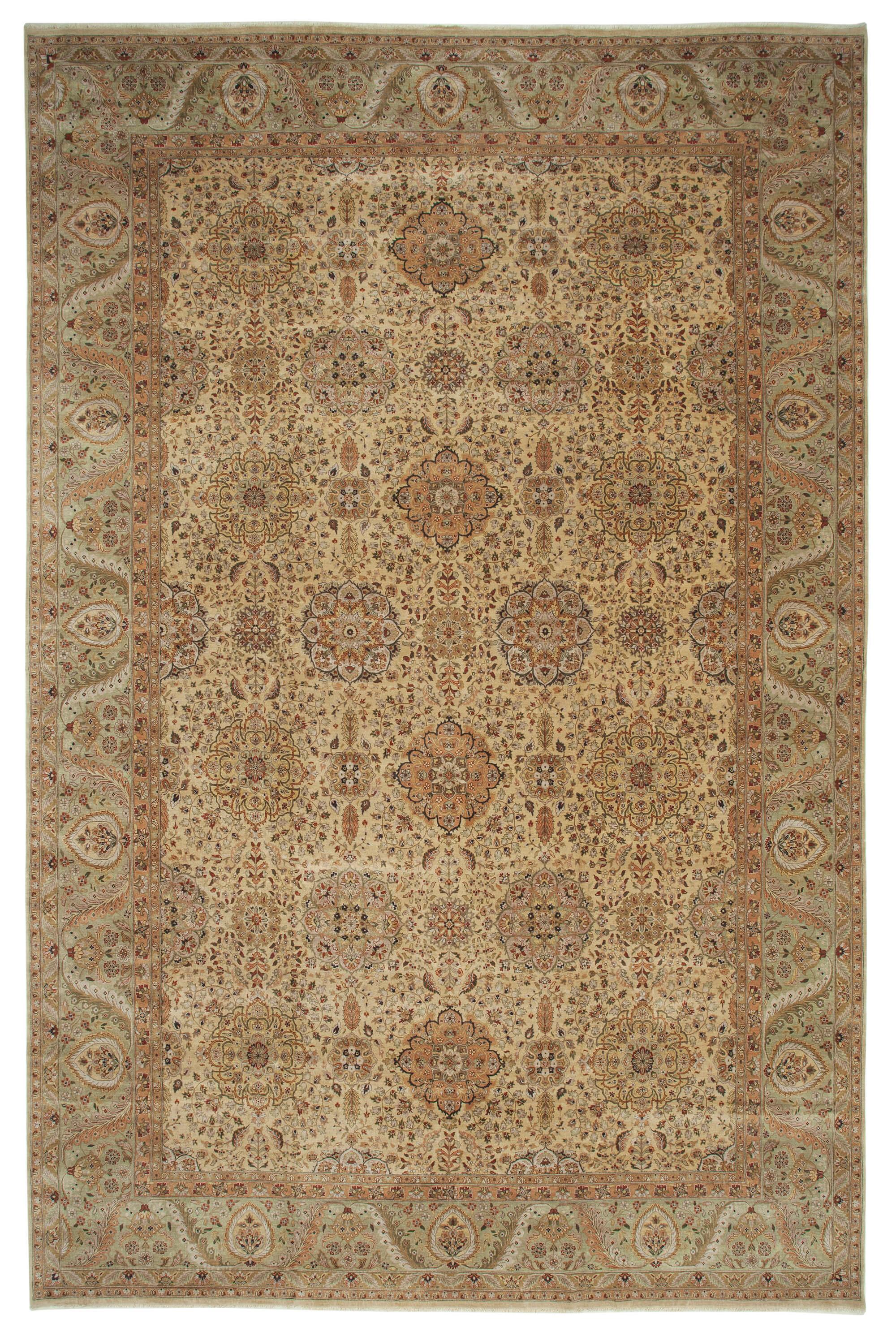 12x19 Brown Oushak Rug - 35919