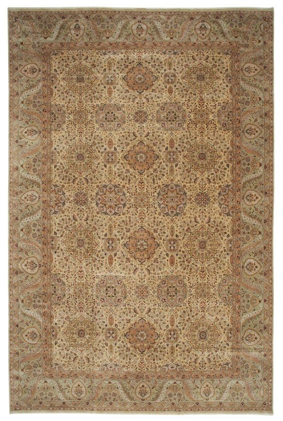 12x19 Brown Oushak Rug - 35919