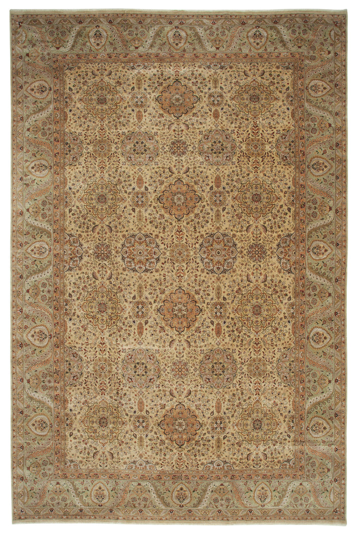 12x19 Brown Oushak Rug - 35919