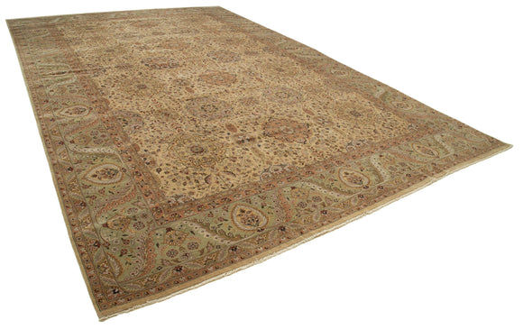 12x19 Brown Oushak Rug - 35919