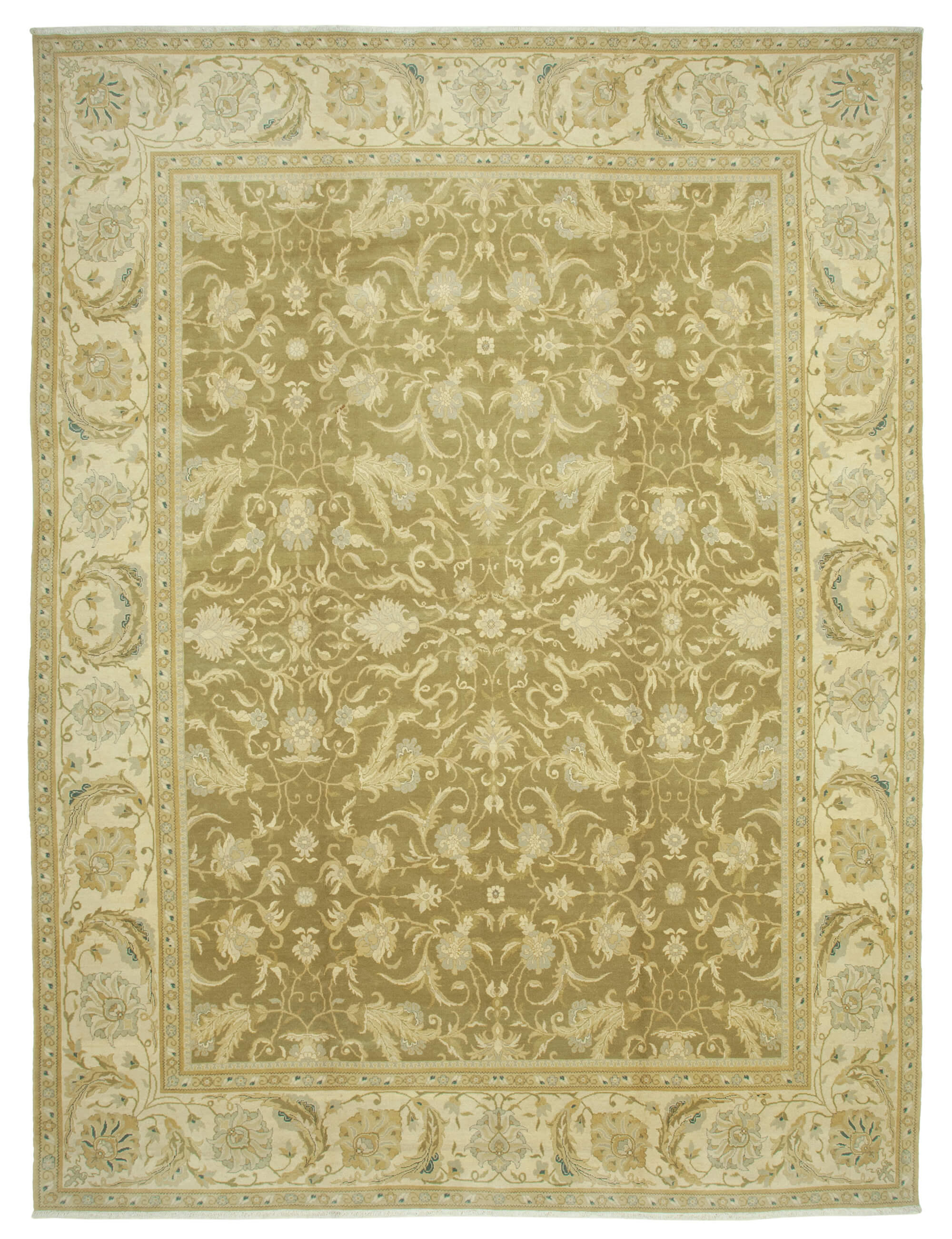12x16 Beige Oushak Rug - 35921