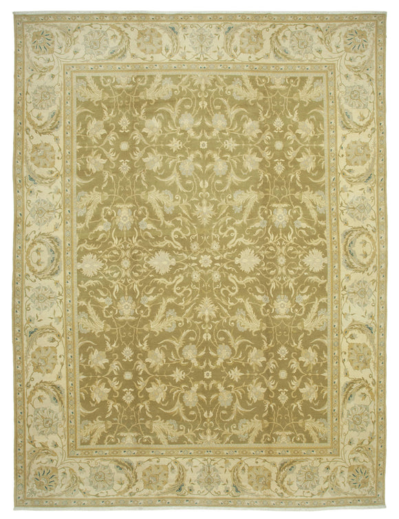 12x16 Beige Oushak Rug - 35921