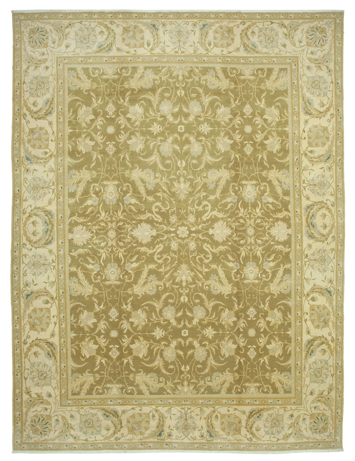 12x16 Beige Oushak Rug - 35921
