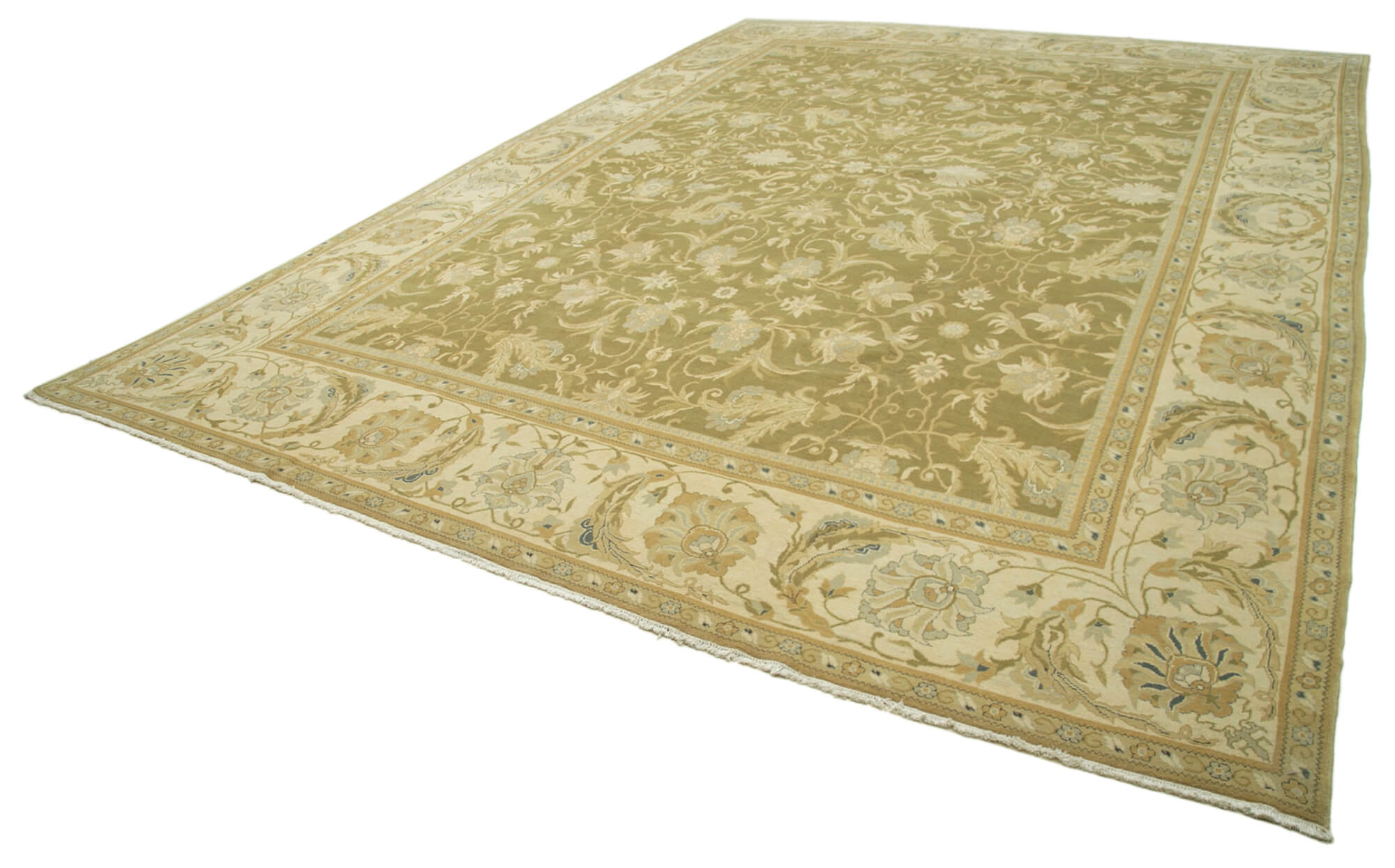 12x16 Beige Oushak Rug - 35921