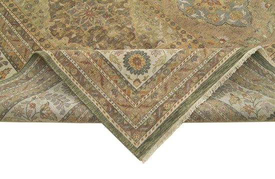 12x18 Beige Oushak Rug - 35925