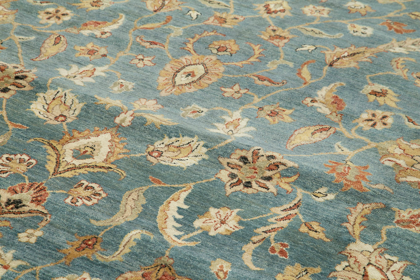 12x18 Hand-Knotted Wool Oushak Rug - 35929