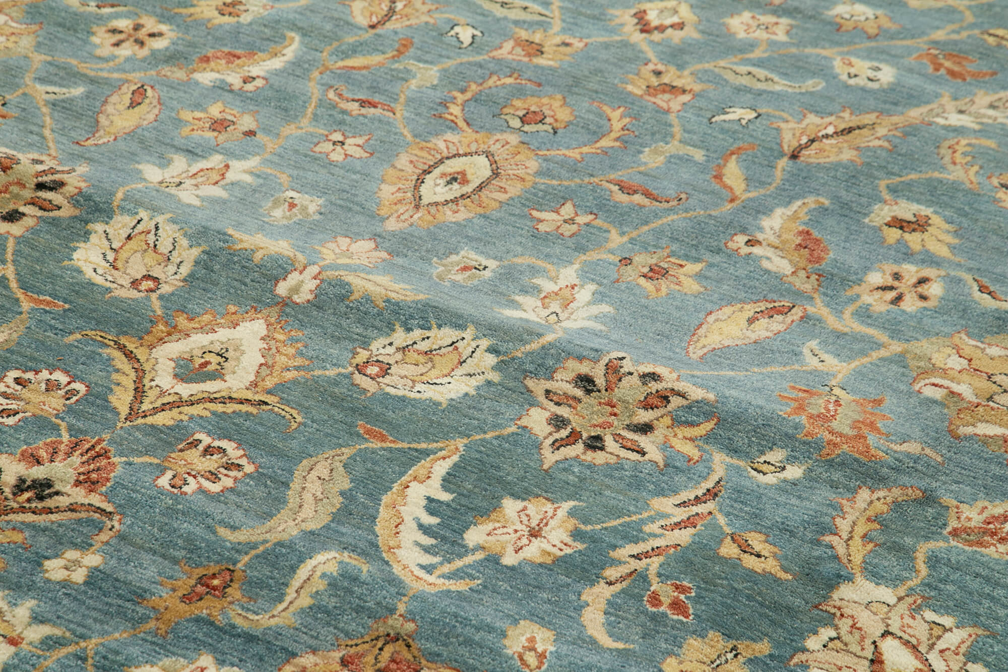 12x18 Hand-Knotted Wool Oushak Rug - 35929