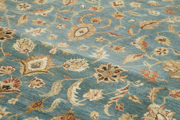 12x18 Hand-Knotted Wool Oushak Rug - 35929
