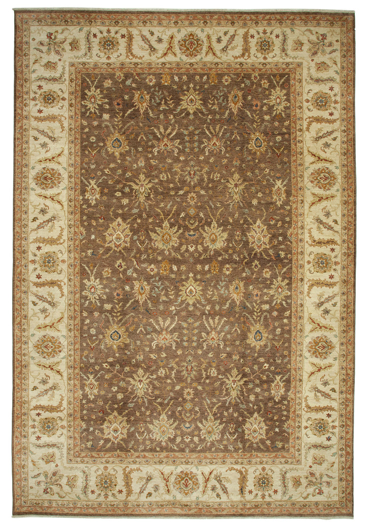 12x18 Hand-Knotted Wool Oushak Rug - 35933
