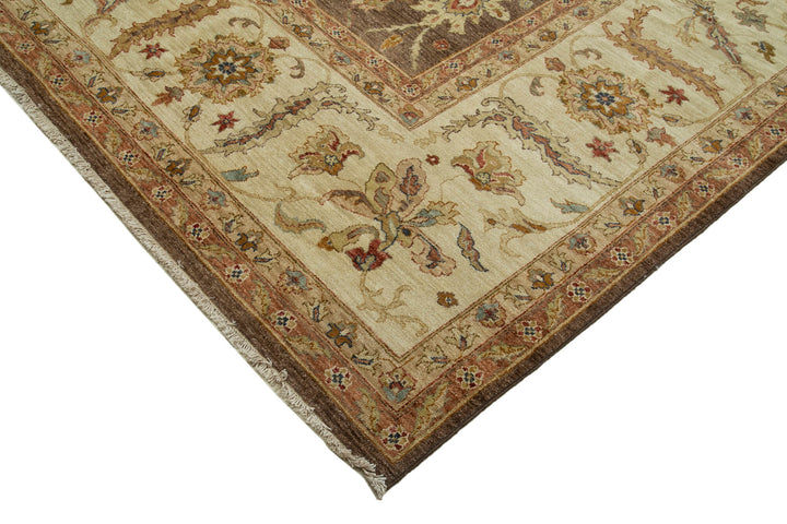 12x18 Hand-Knotted Wool Oushak Rug - 35933