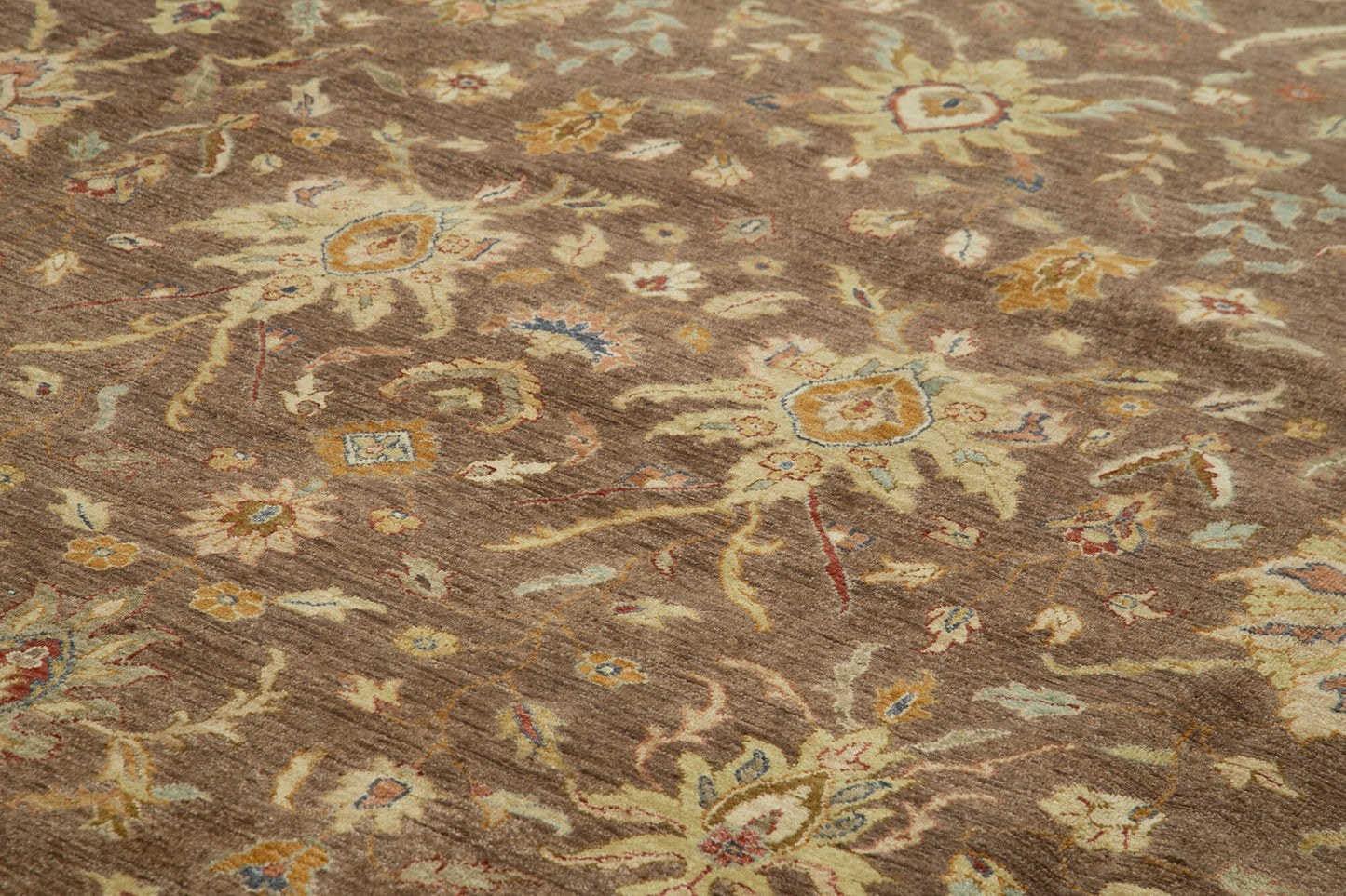 12x18 Hand-Knotted Wool Oushak Rug - 35933