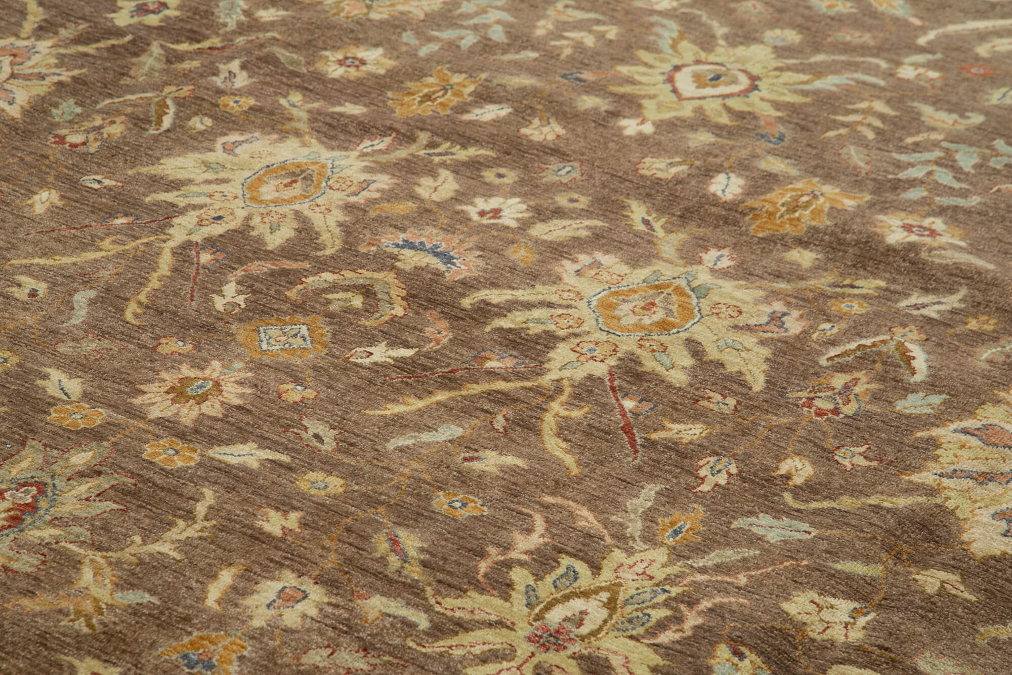 12x18 Hand-Knotted Wool Oushak Rug - 35933